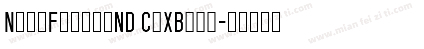 NikeFuturaND CnXBold字体转换